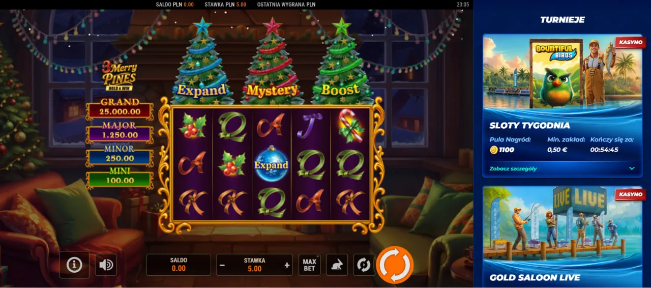 Sekcja gier kasyna Basbet